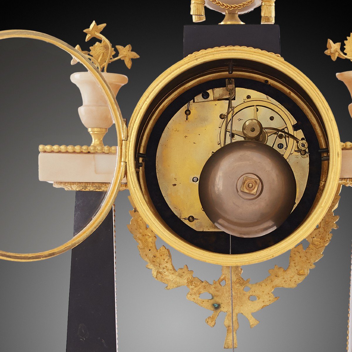 Pendule De Cheminée 18ème Siècle époque Louis XV-photo-1