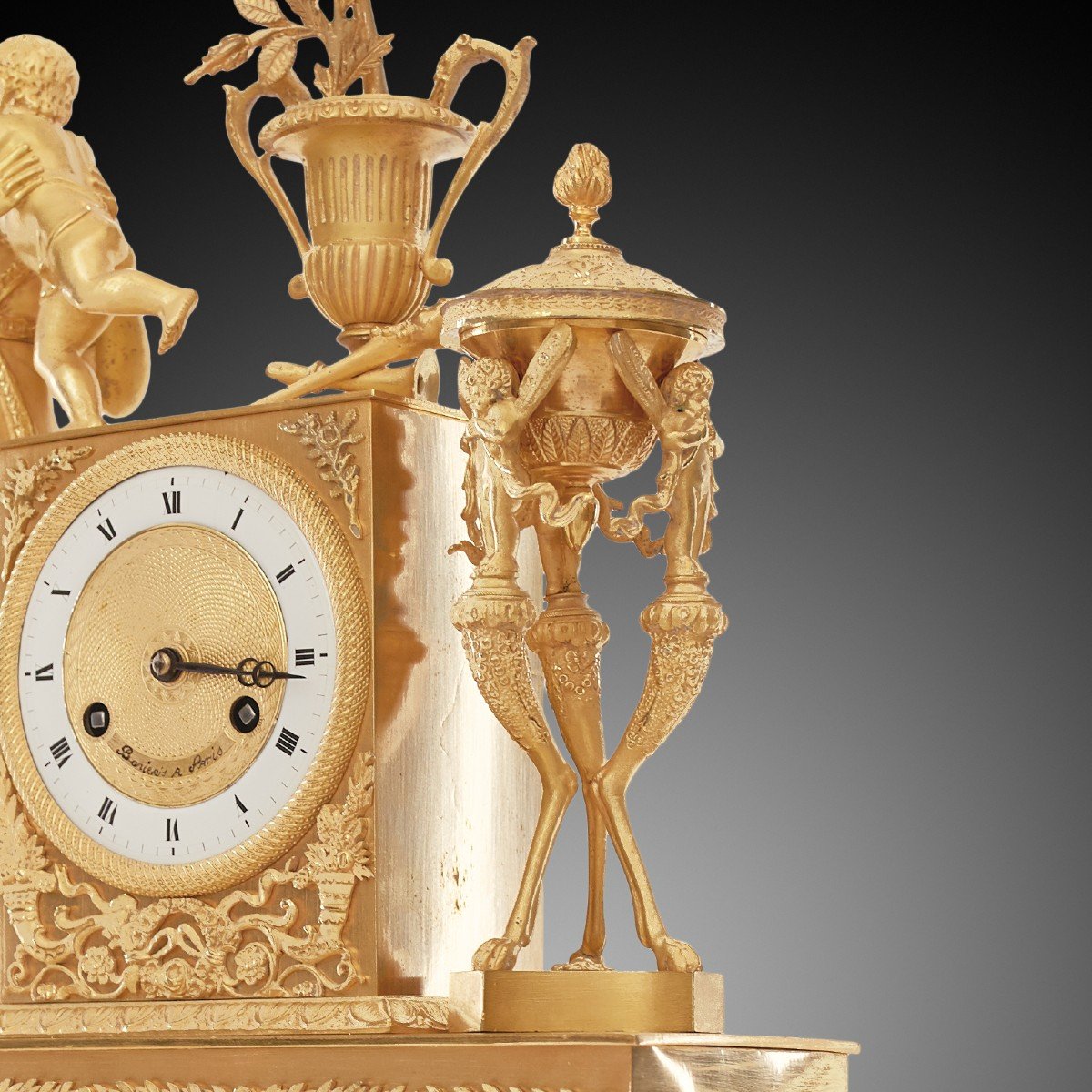 Nineteenth Empire Mantel Clock-photo-4