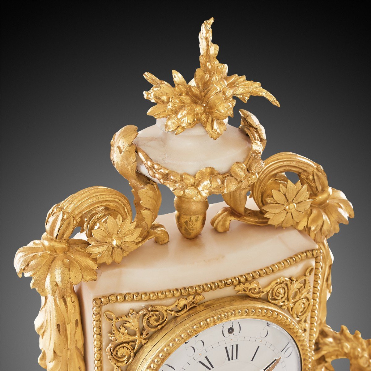 Mantel Clock 18th Century Louis XV Period, By Seigneurel In Paris-photo-3