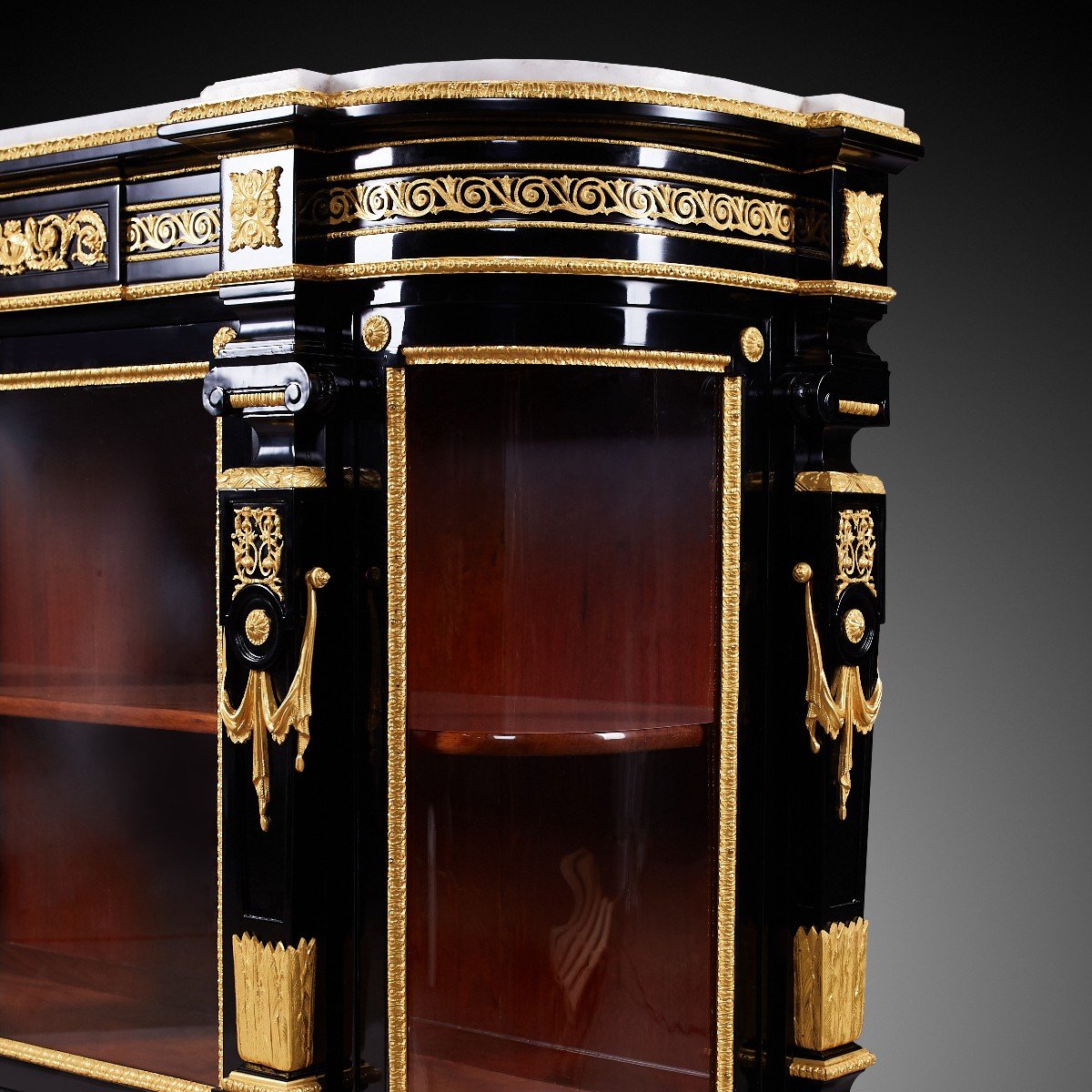 French Cabinet Napoleon III Period-photo-3