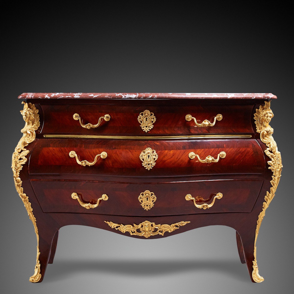 19th Century French Commode, Rococo Style