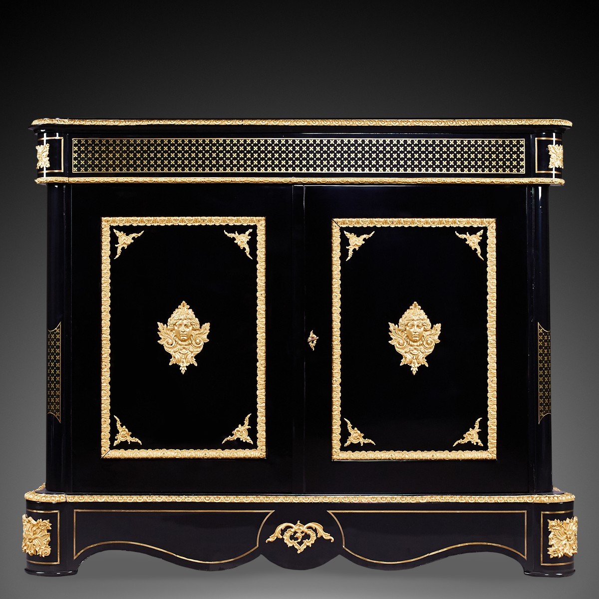 Cabinet Français Du XIXe Siècle d'époque Napoléon III