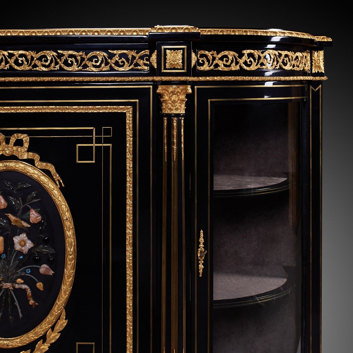 19th Century French Cabinet, Napoleon III Period-photo-2