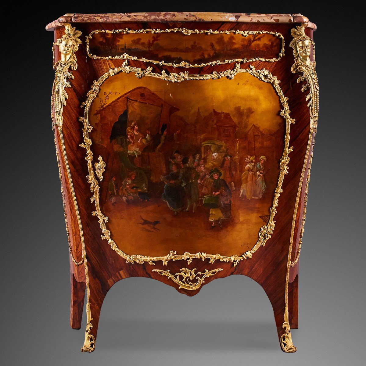 Commode Française Du XIXe Siècle, Style Louis XV