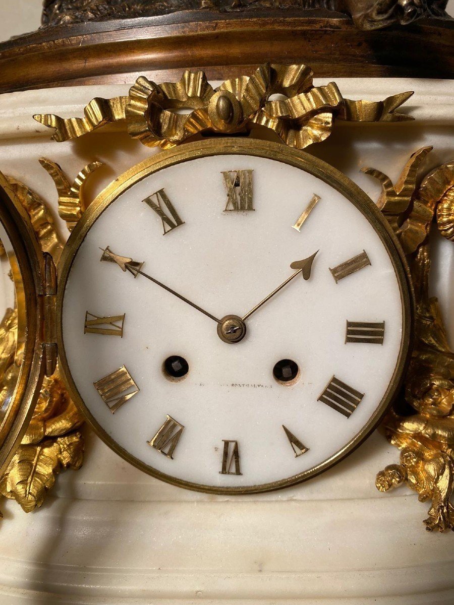 Louis XVI 19th Century Clock-photo-4