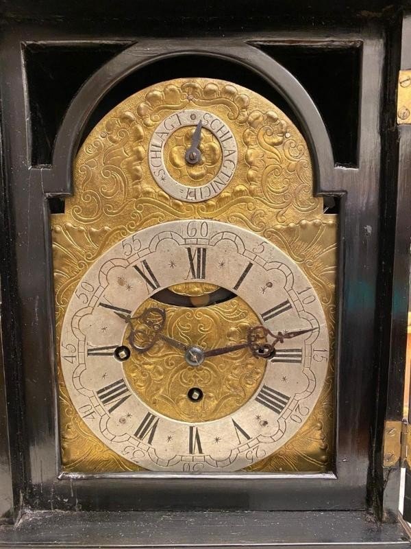 Horloge Ancienne De Fabrication Allemande Du 18ème Siècle-photo-4