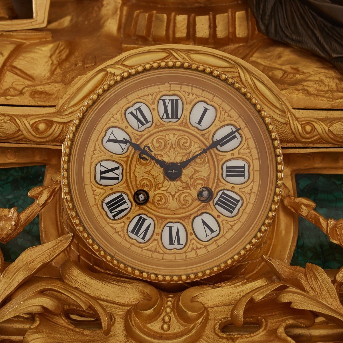 19th Century Rococo Style Mantel Clockflag-photo-4