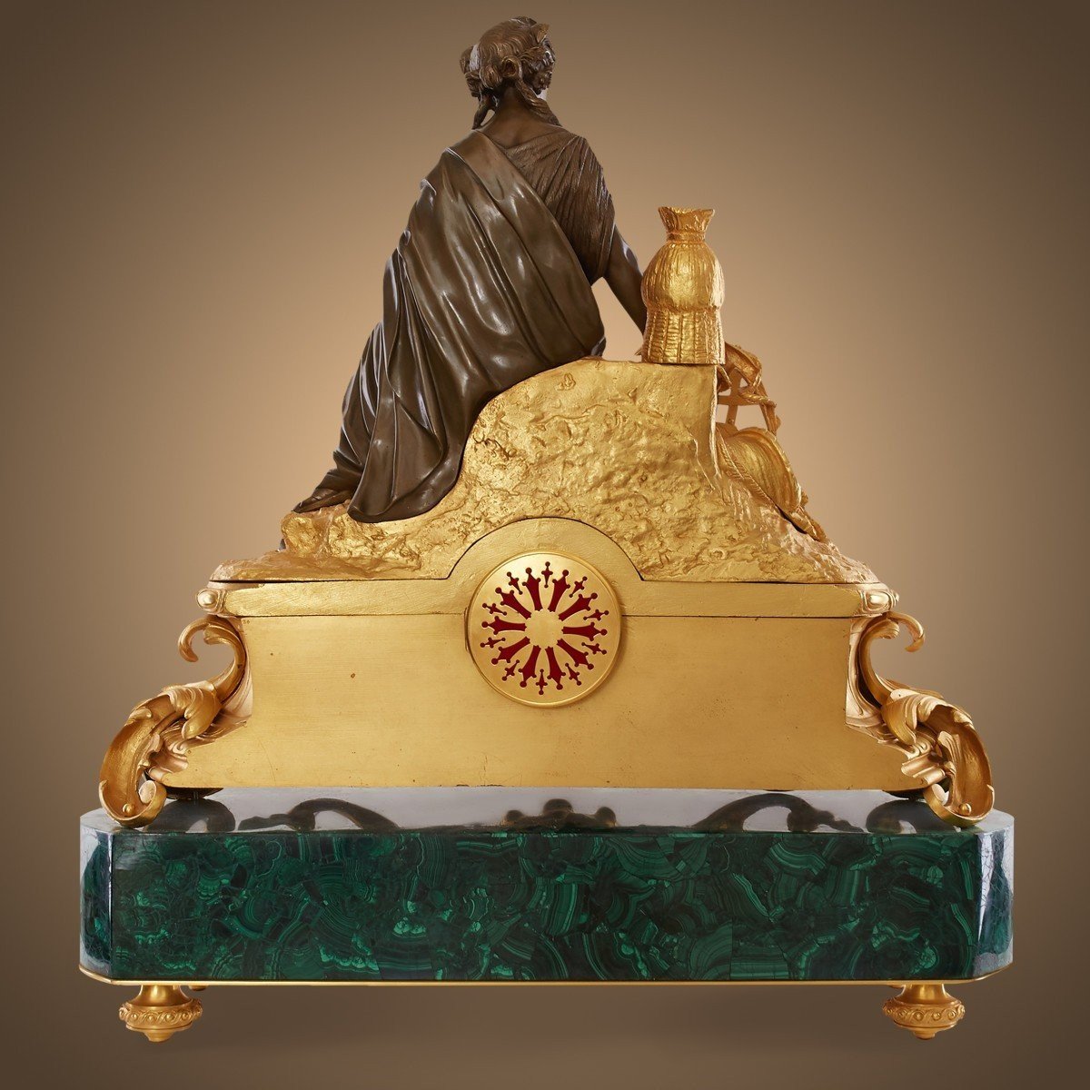 19th Century Rococo Style Mantel Clockflag-photo-1
