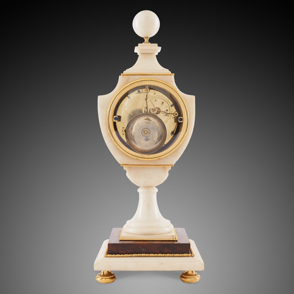 Pendule De Cheminée Empire Ca.1790-photo-2