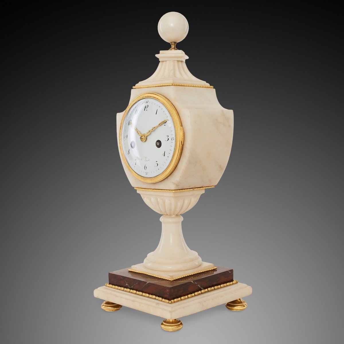 Pendule De Cheminée Empire Ca.1790-photo-3