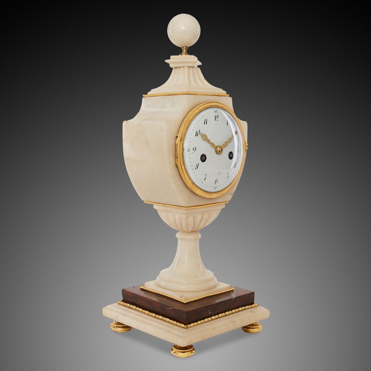 Pendule De Cheminée Empire Ca.1790-photo-4