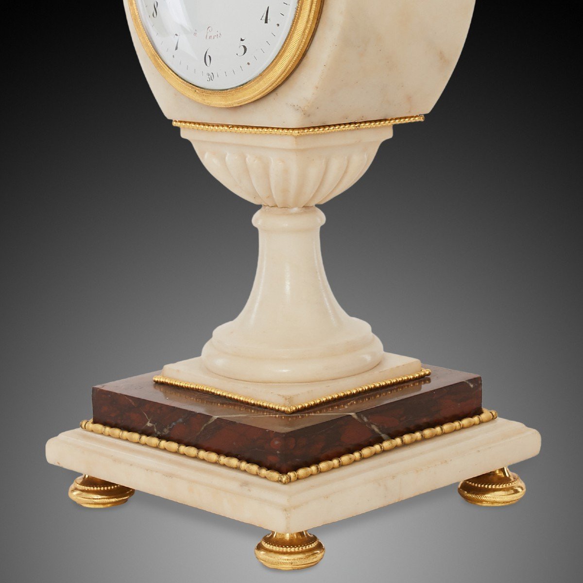 Pendule De Cheminée Empire Ca.1790-photo-2