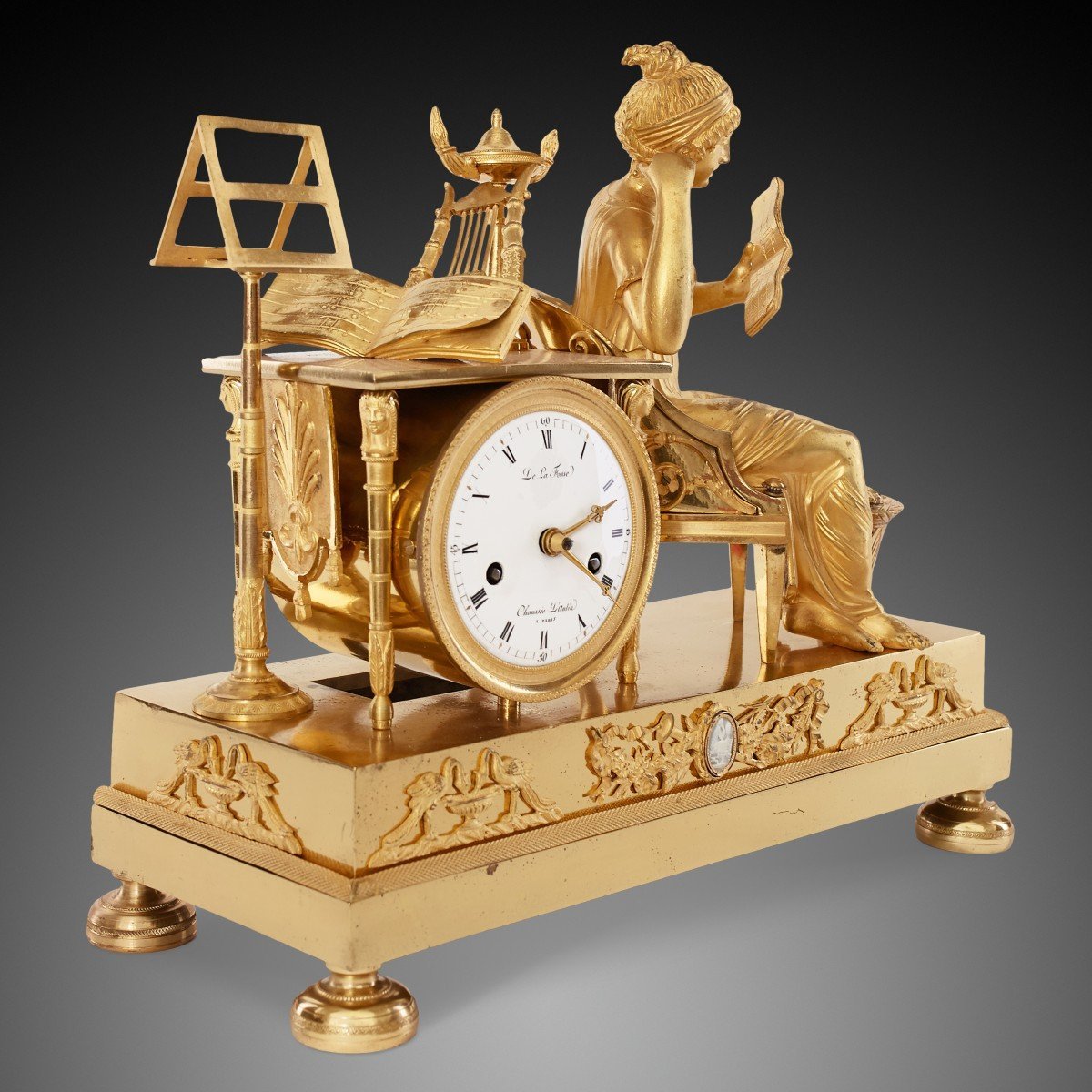 Pendule De Cheminée  Style Empire-photo-4