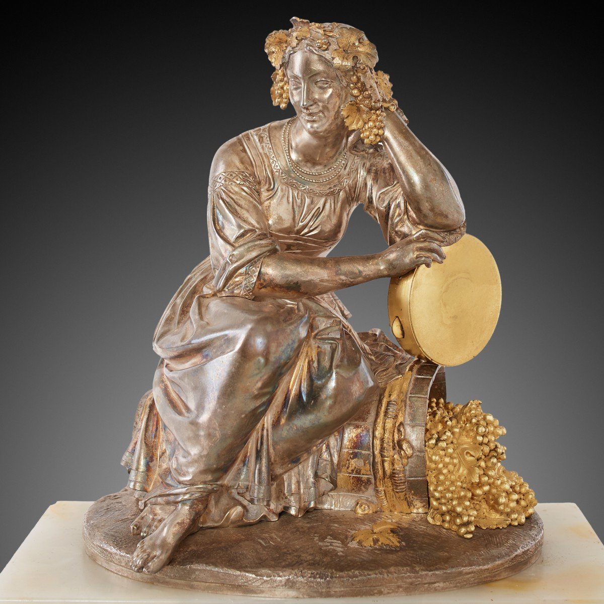 19th Century Louis XV Mantel Clock - Id: 844371-photo-4