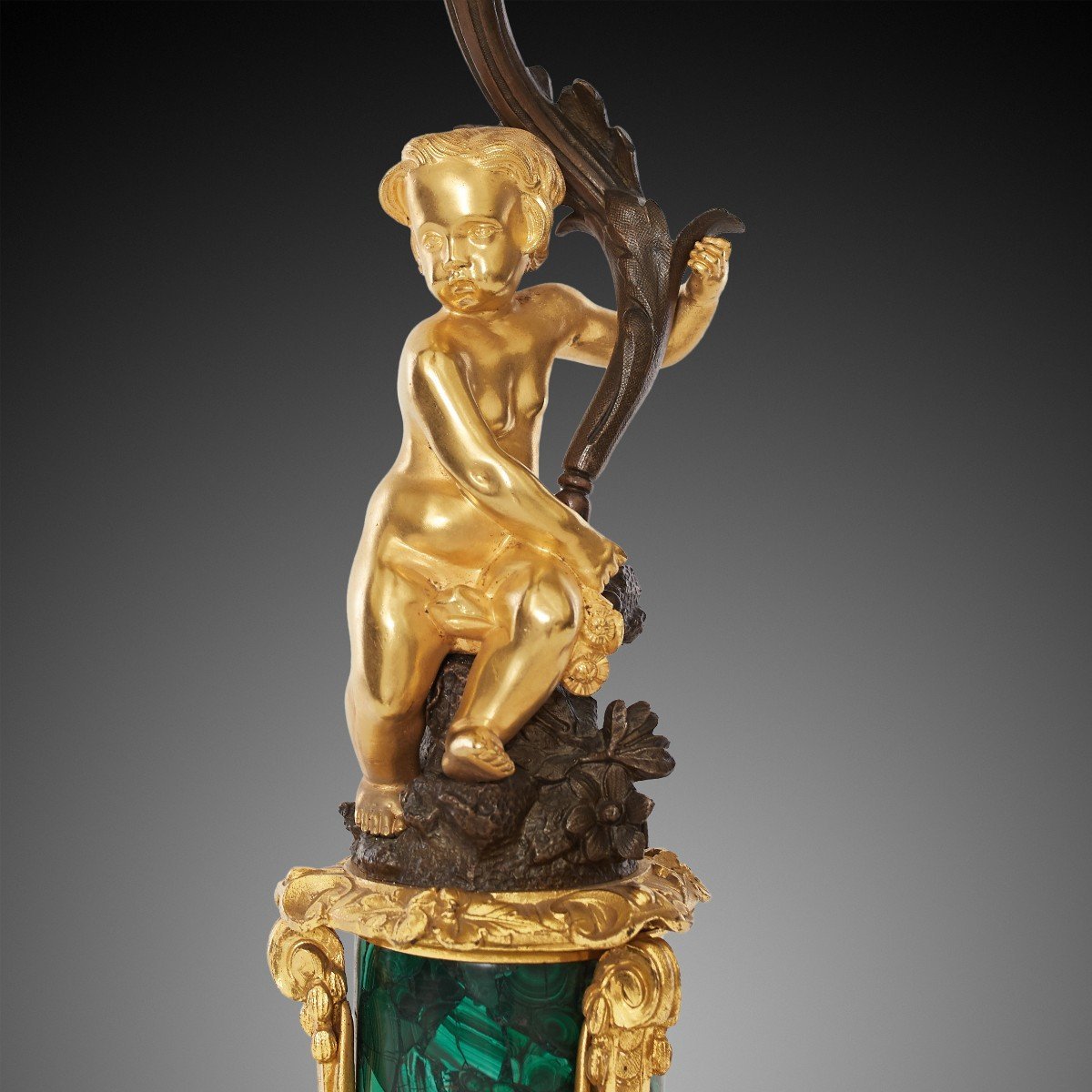 Pair Of 19th Century Candelabra, Under Napoleon. -photo-2
