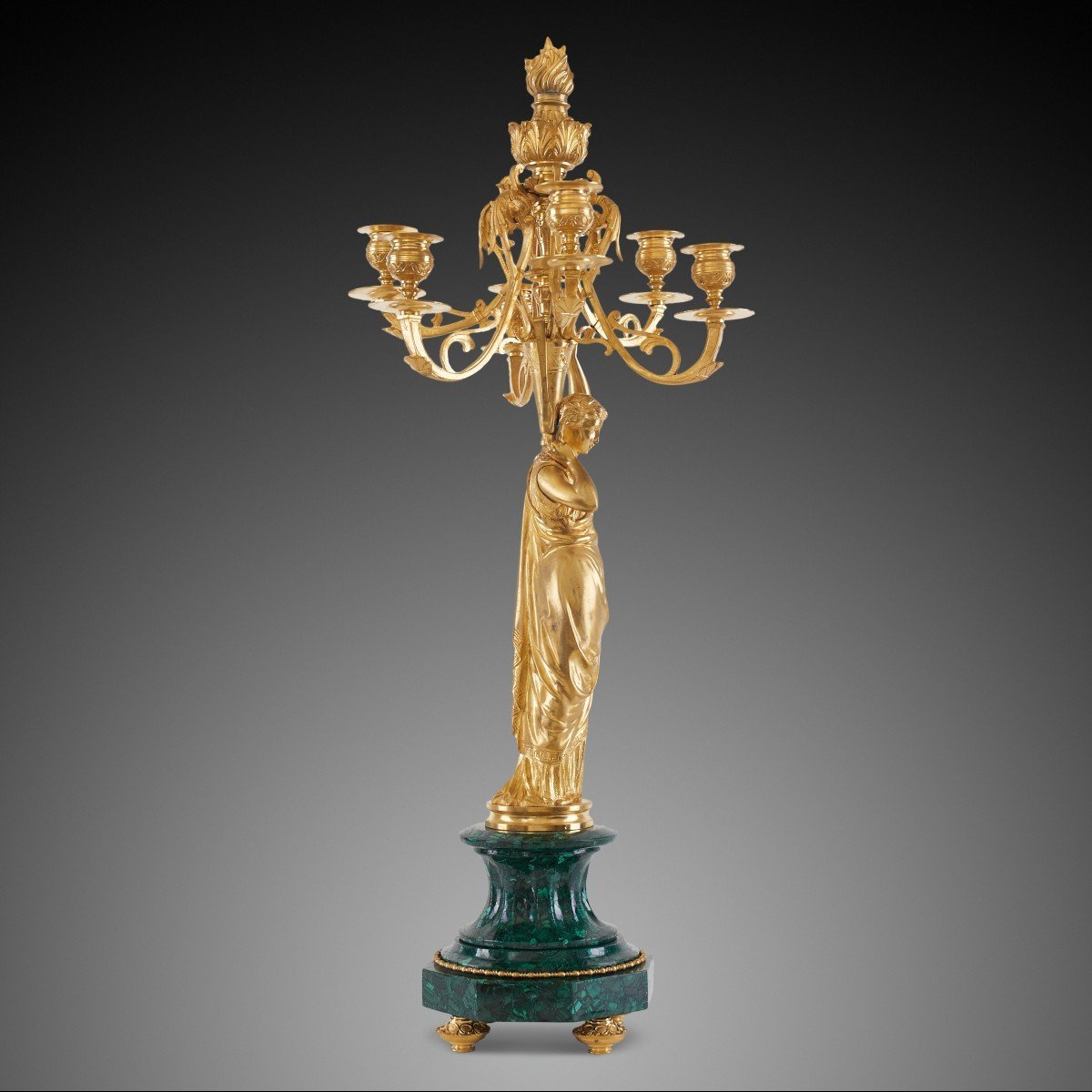 Paire De candélabre epoque Napoleon III-photo-4