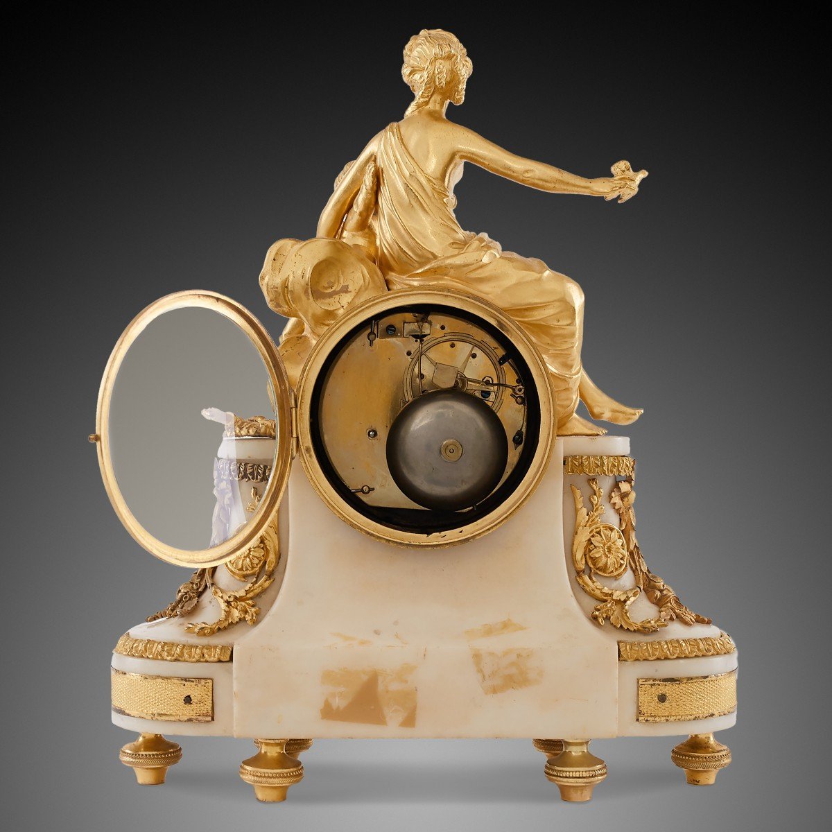 18th Century Mantel Clock By Diot In Paris-photo-3