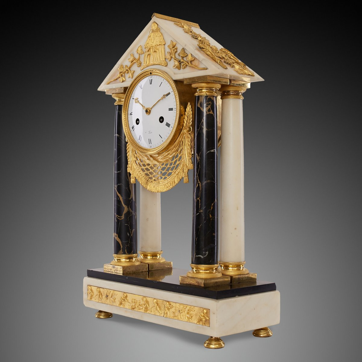 Pendule de cheminée du XIXᵉ siècle, époque Louis XV-photo-4