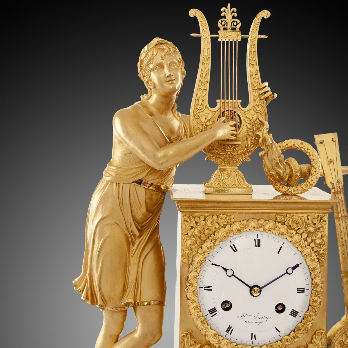 19th-century Mantel Clock, Empire Style-photo-4