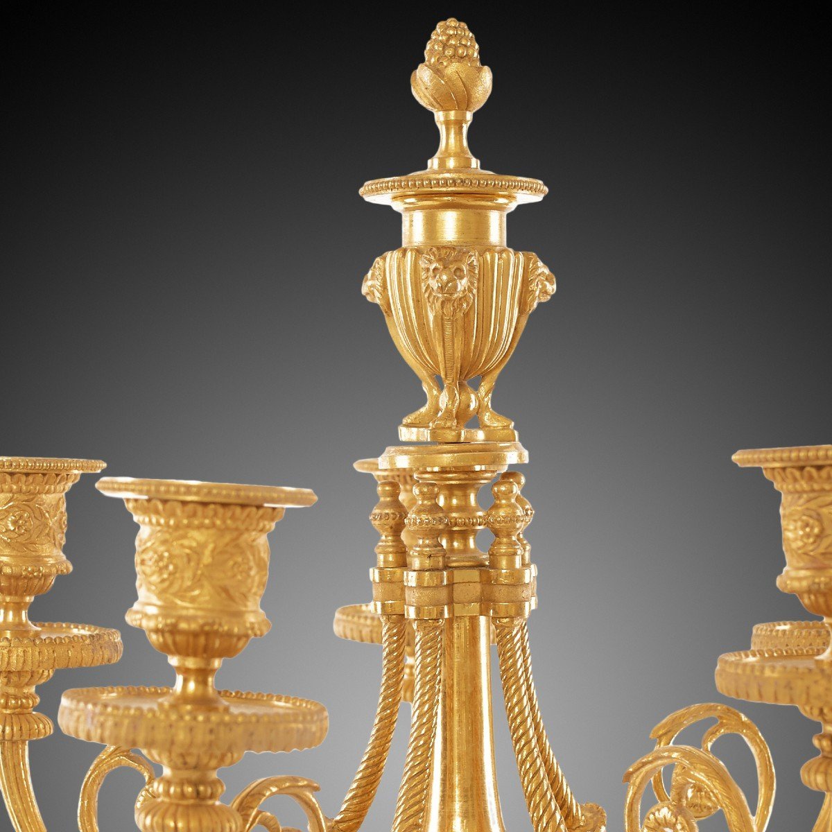 Pair Of Louis XVI Style Candlesticks-photo-3