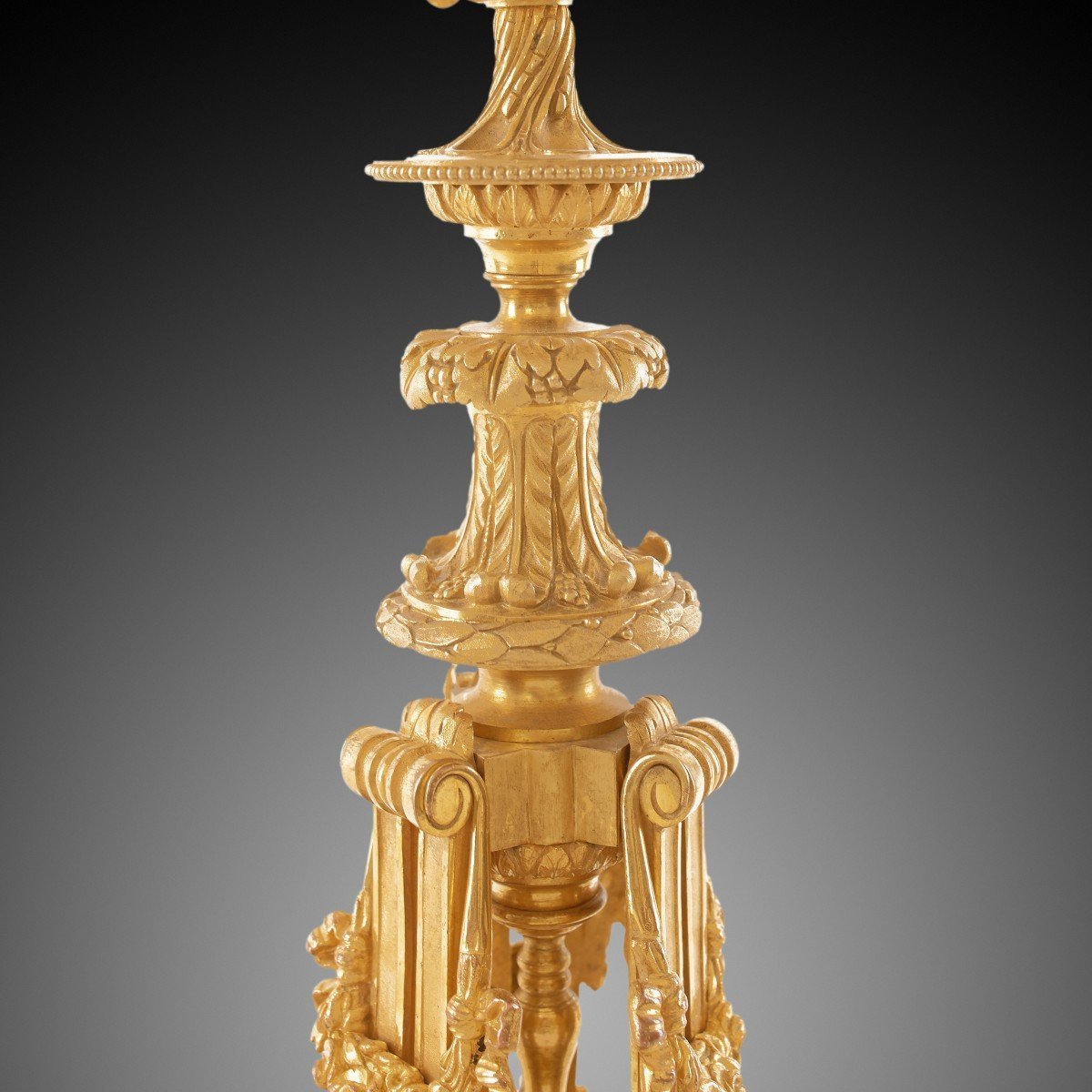 Pair Of Louis XVI Style Candlesticks-photo-4