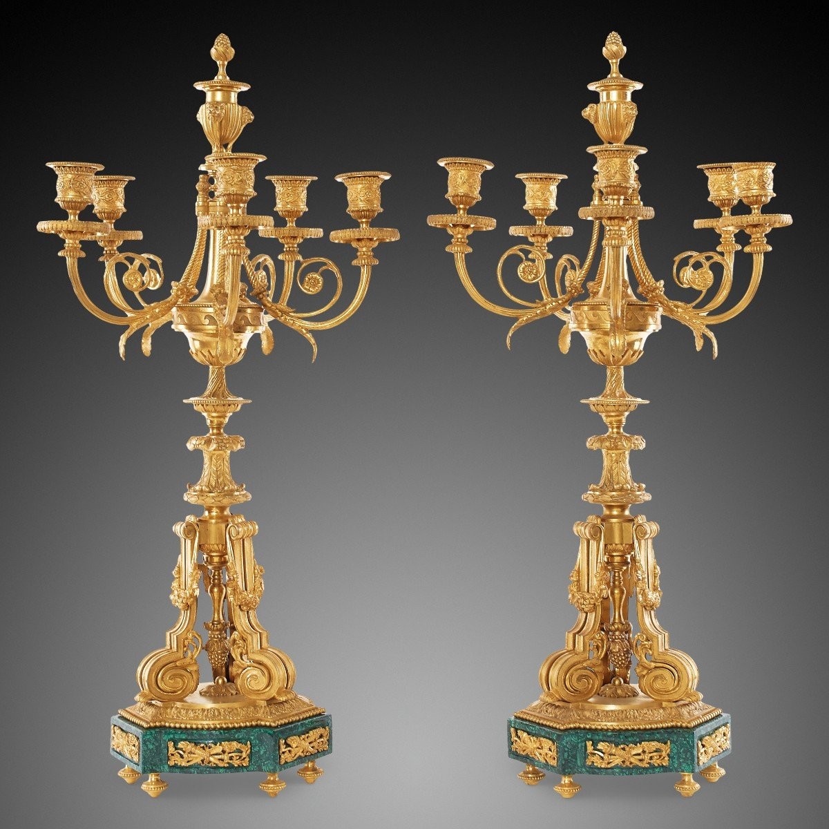 Pair Of Louis XVI Style Candlesticks