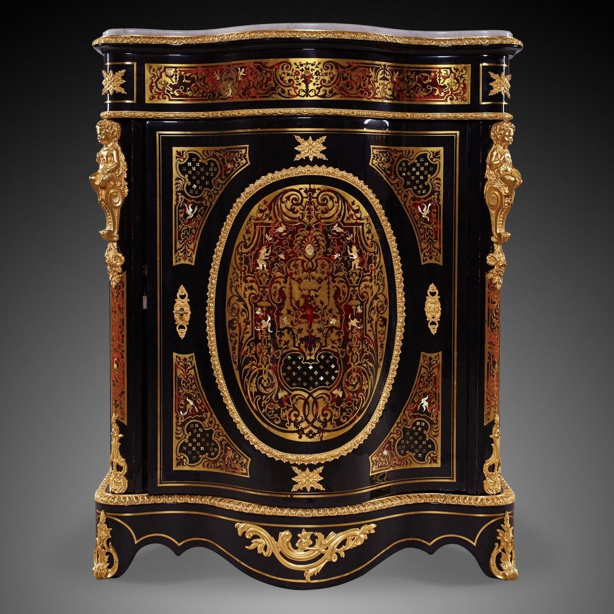 19th Century Boulle Style Chest Of Drawers