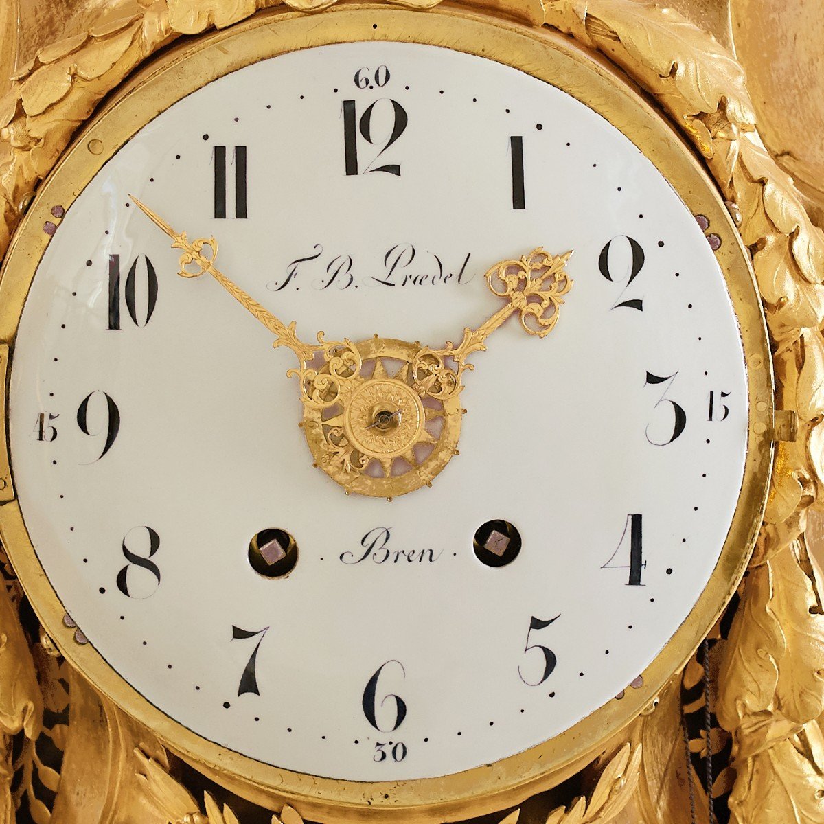 18th Century Louis XVI Wall Clock - Id: 985666-photo-3