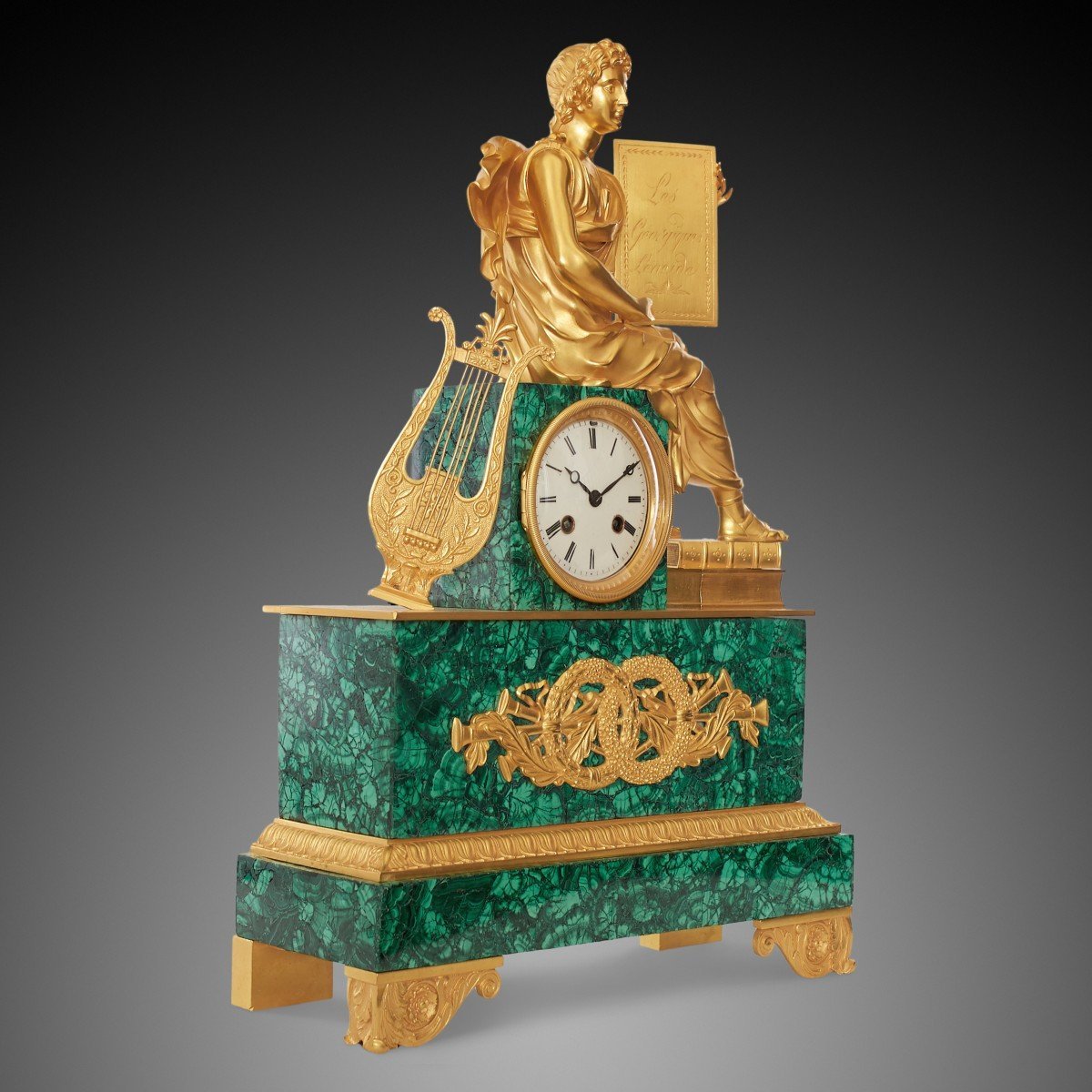 19th Century Mantel Clock-photo-4