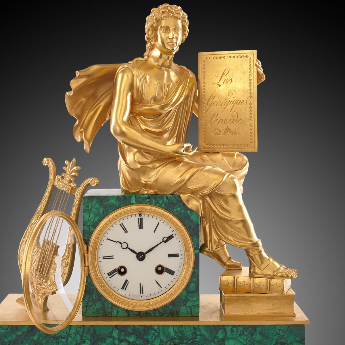 19th Century Mantel Clock-photo-5