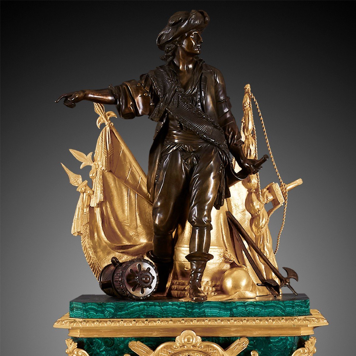Pendule De Cheminée De Style Napoléon III-photo-4