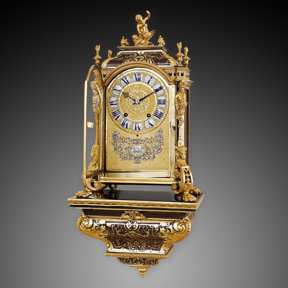 Horloge Murale XVIIIème Louis XV-photo-2