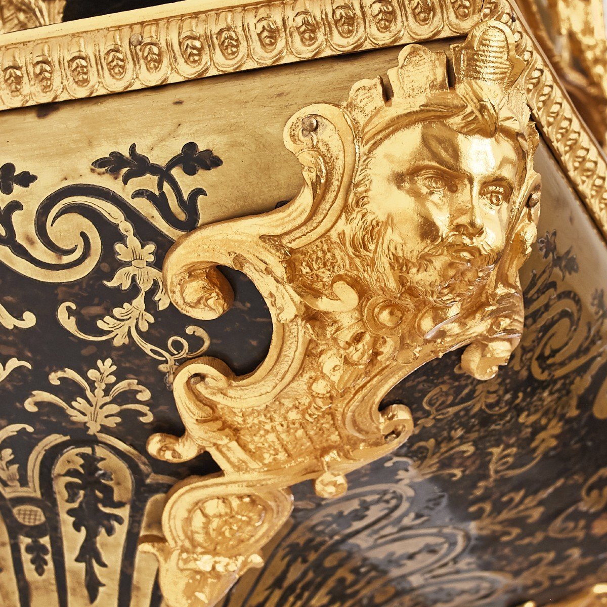 Horloge Murale 19ème Boulle-photo-2