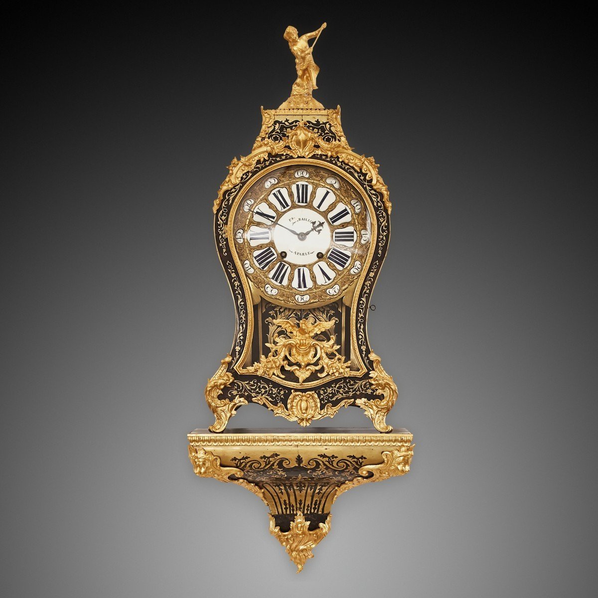 Horloge Murale 19ème Boulle