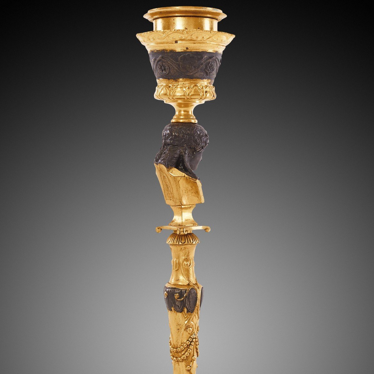 Pair Of 19th-century Empire-style Wall Sconces -photo-2