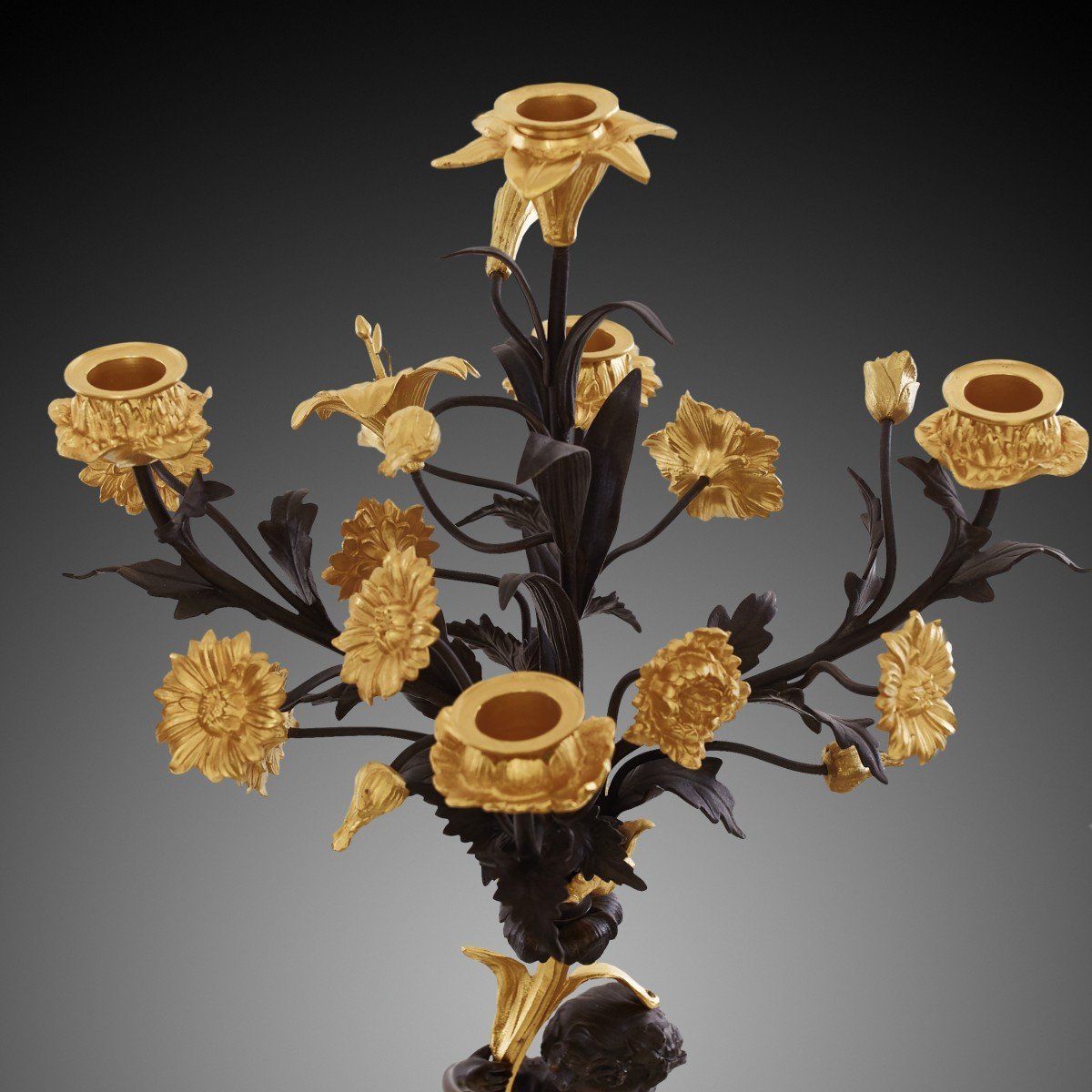 Pair Of Napoleon III-era Candelabras -photo-3