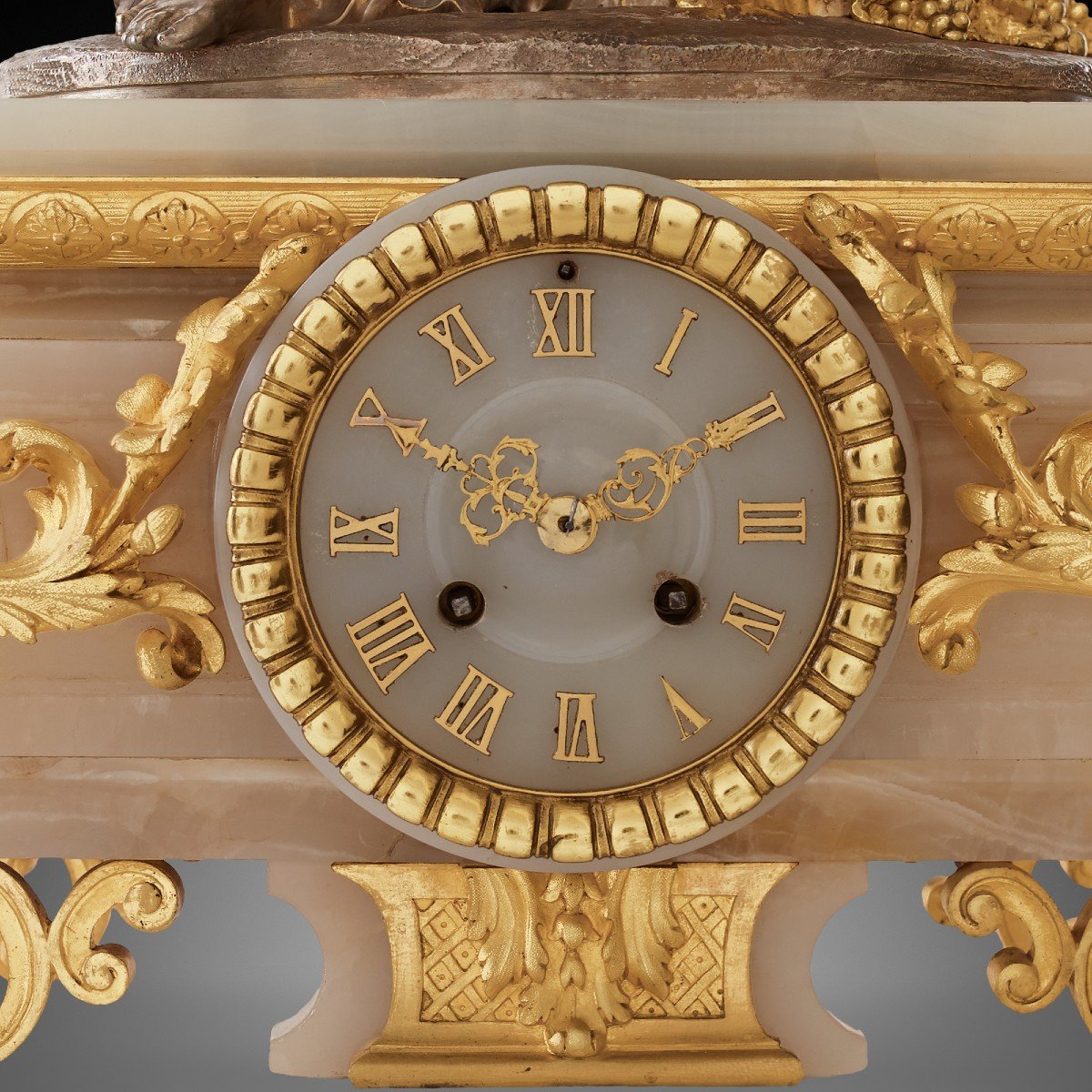 Mantel Clock 19th Century Louis XV Period-photo-3