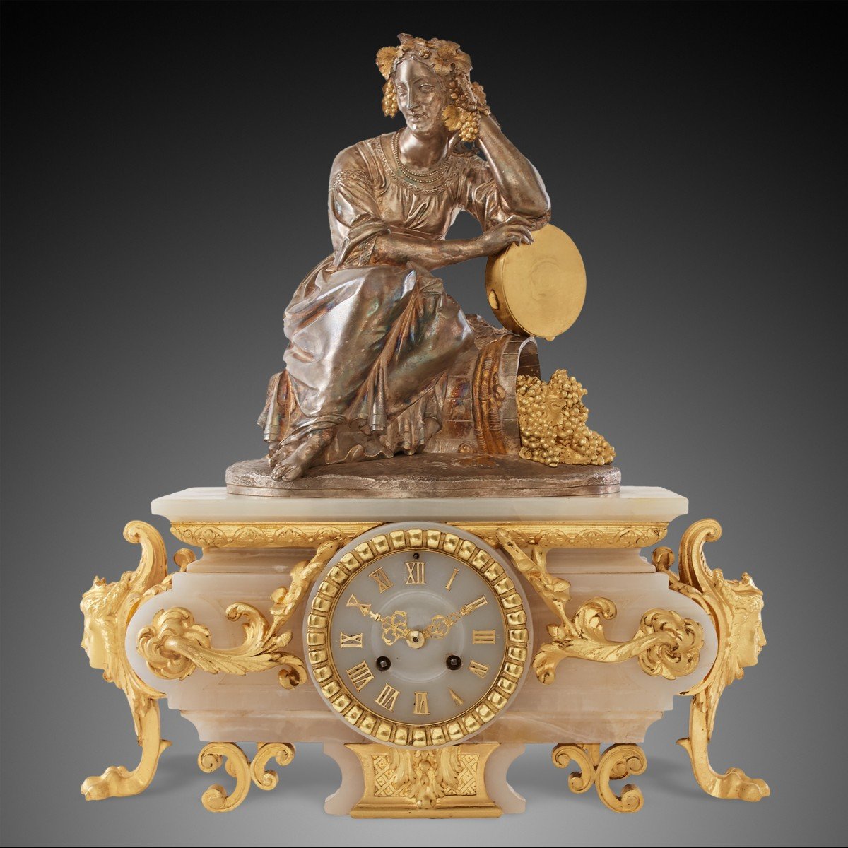 Mantel Clock 19th Century Louis XV Period