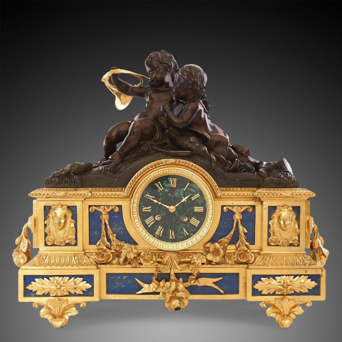 Pendule De Cheminée 19ème Siècle époque Napoléon III