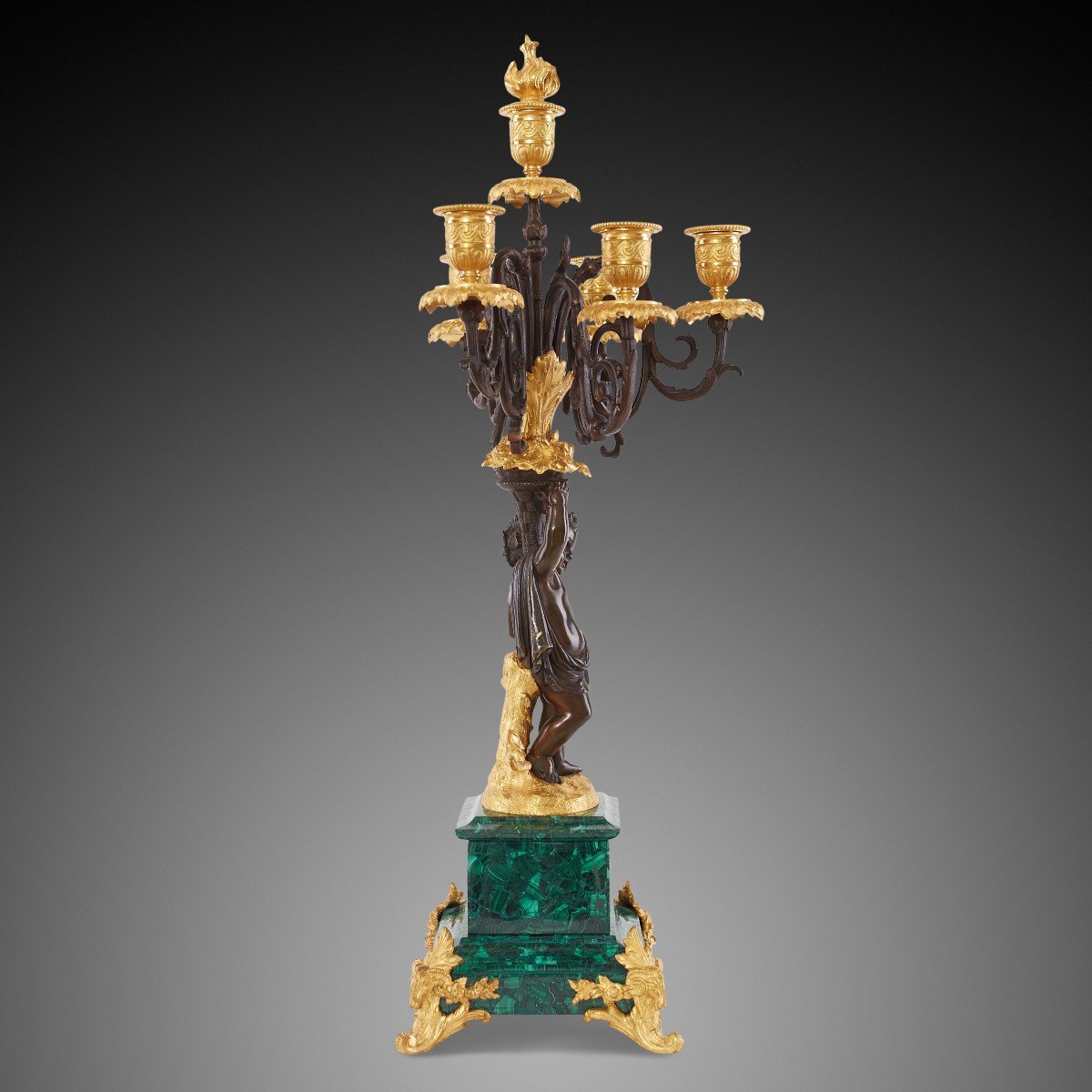 Pair Of 19th Century Candelabra-photo-3