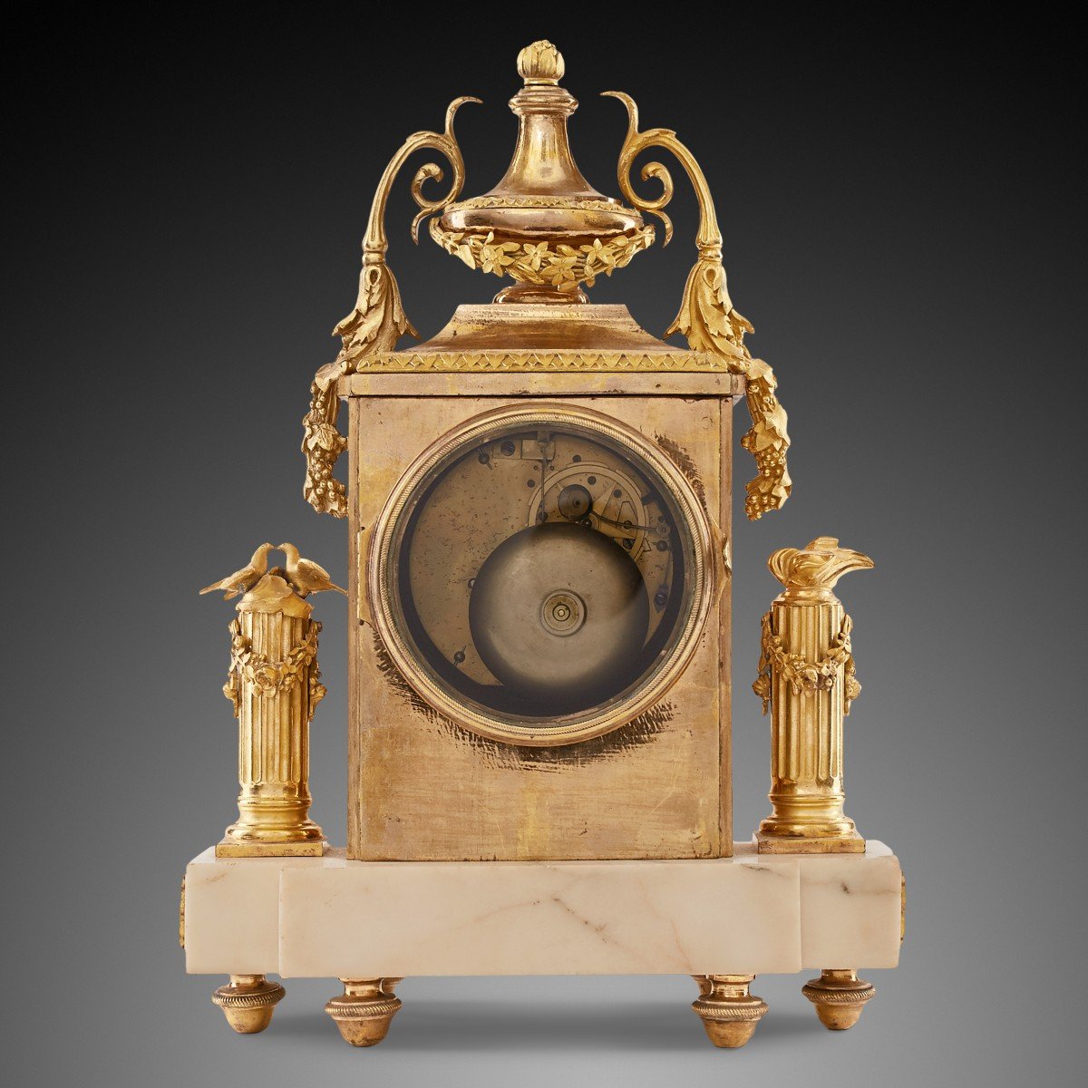 Pendule De Cheminée 18ème Siècle Epoque Louis XV Par Merra À Paris-photo-4