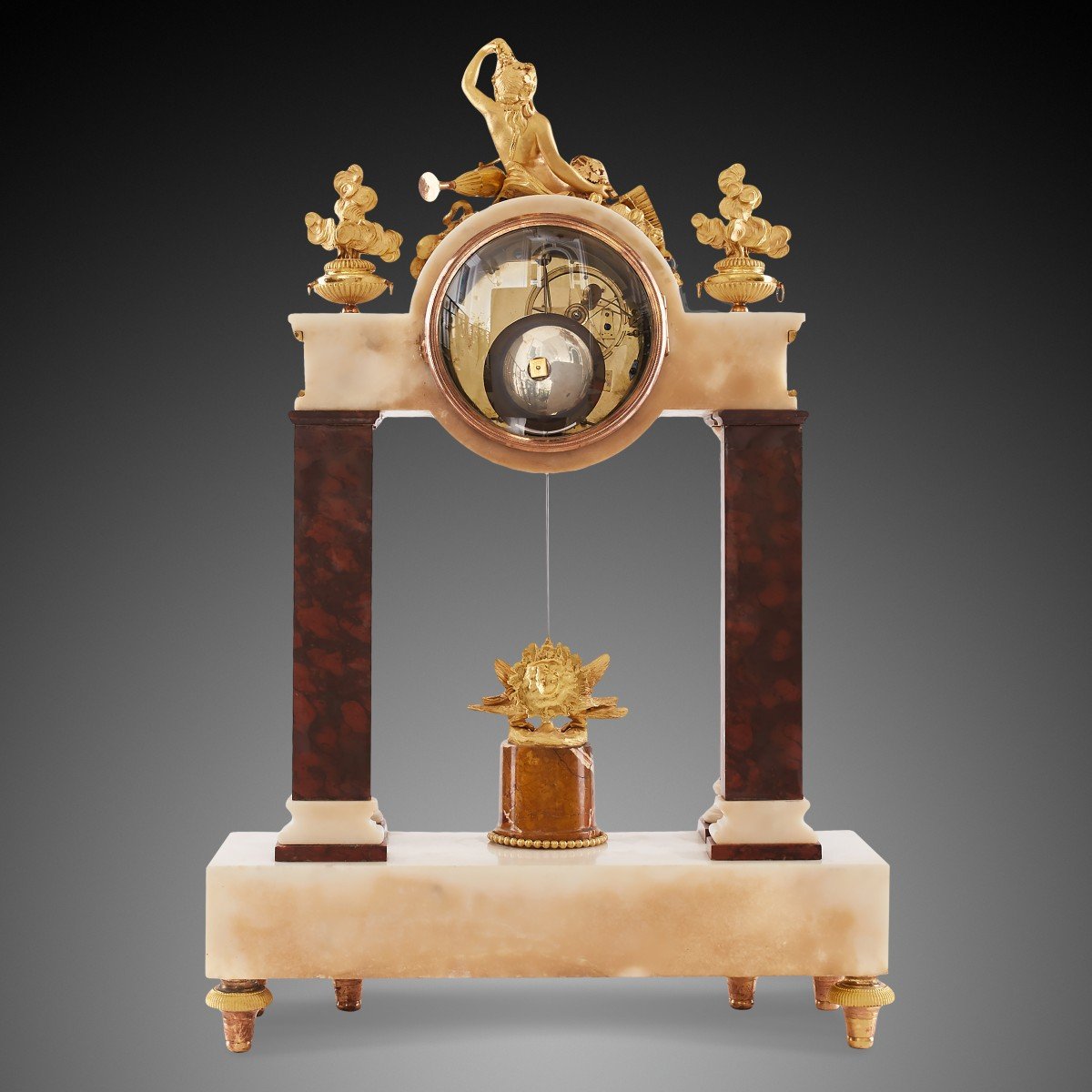 18th Century Louis XV Mantel Clock.-photo-4