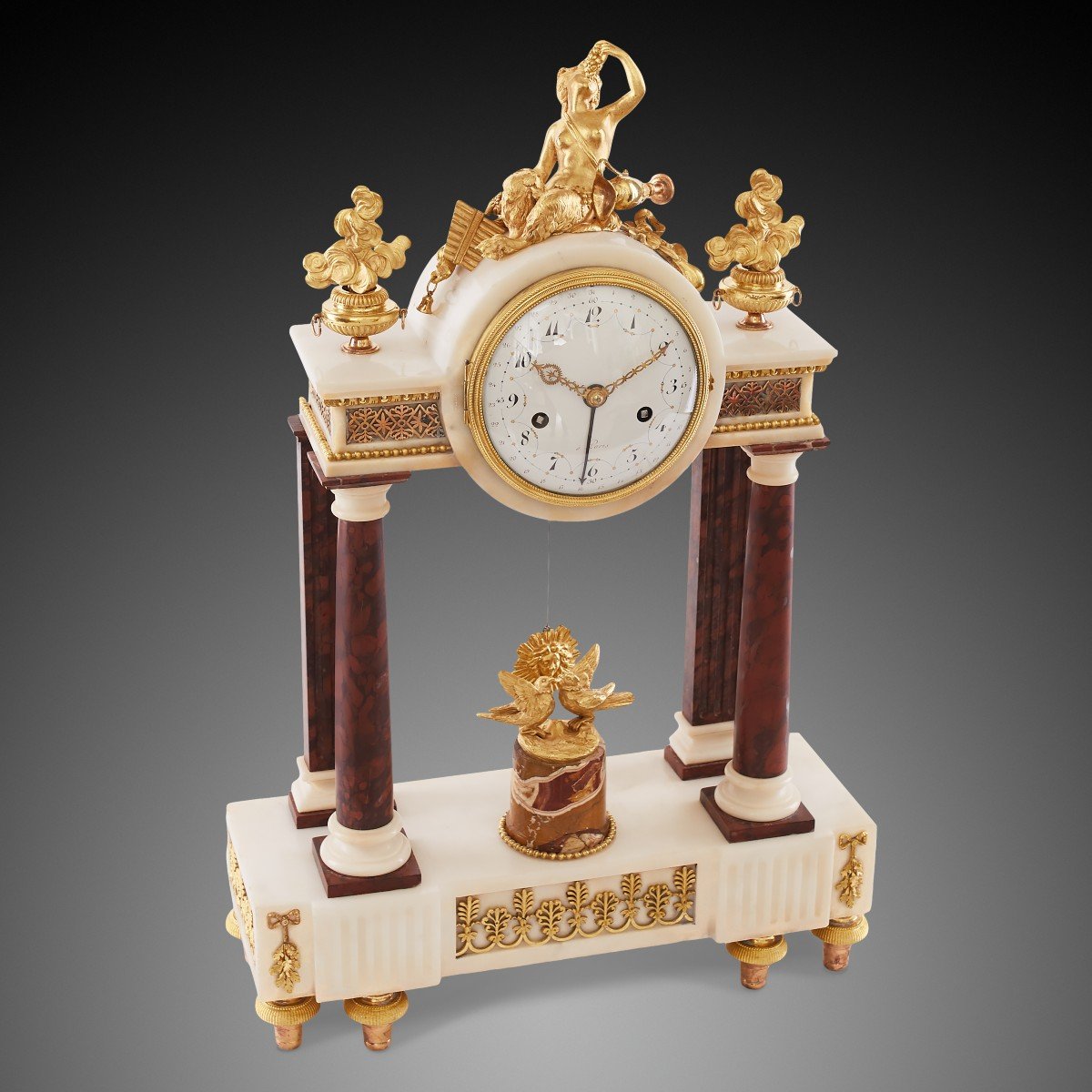 18th Century Louis XV Mantel Clock.-photo-1