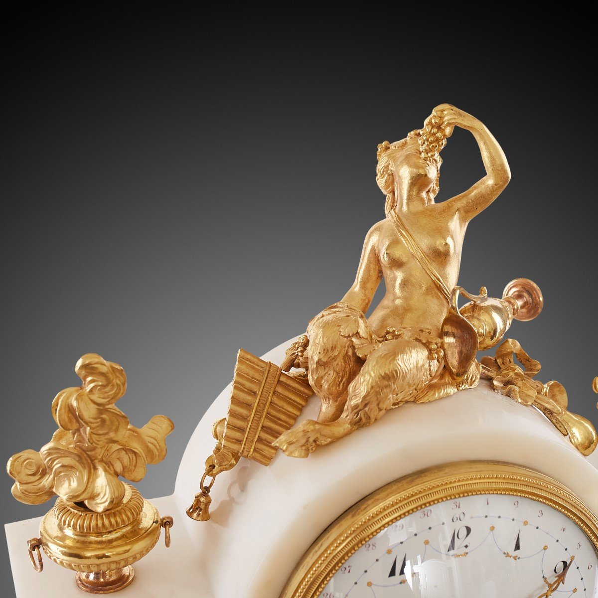 18th Century Louis XV Mantel Clock-photo-3