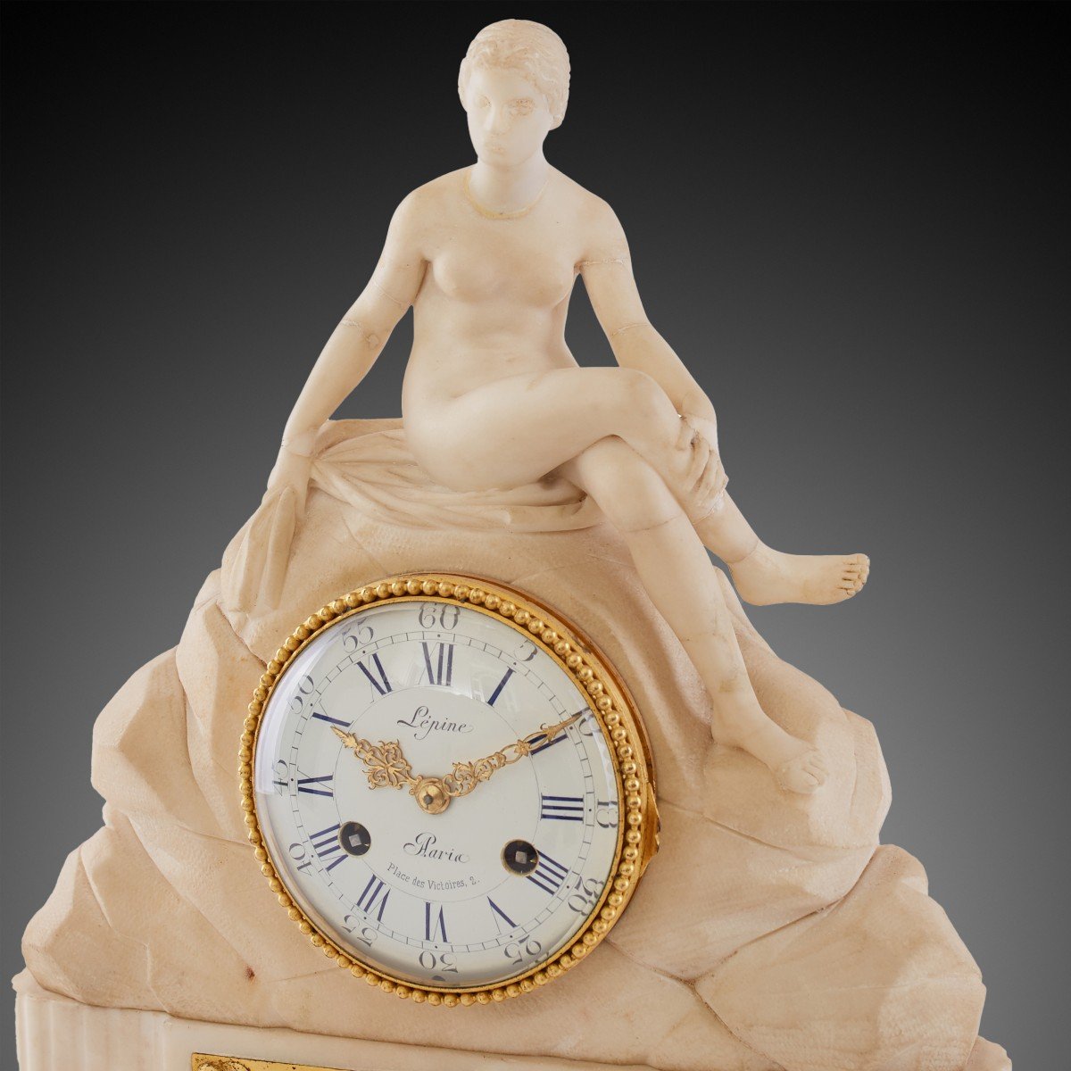 18th Century Mantel Clock Louis XV Period By Lépine In Paris-photo-4