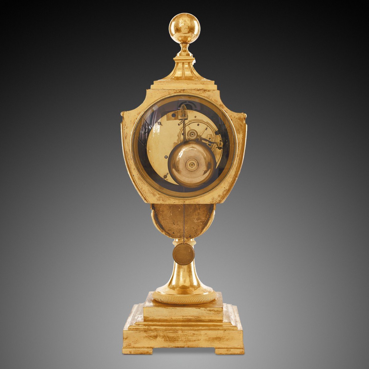 19th Century Empire Style Mantel Clock By Alexandre In Paris.-photo-4