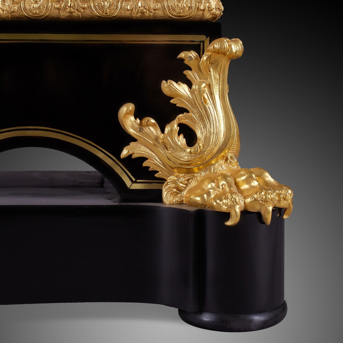 Boulle Style Chest Of Drawers, Napoleon III From The 19th Century.-photo-6