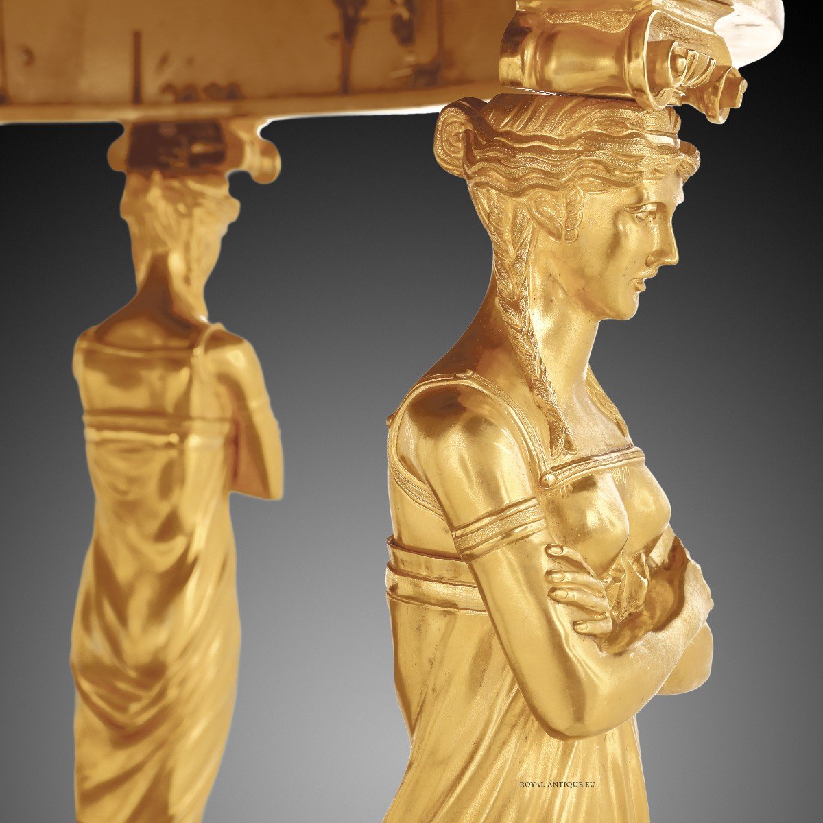 Round Malachite Center Table-photo-3