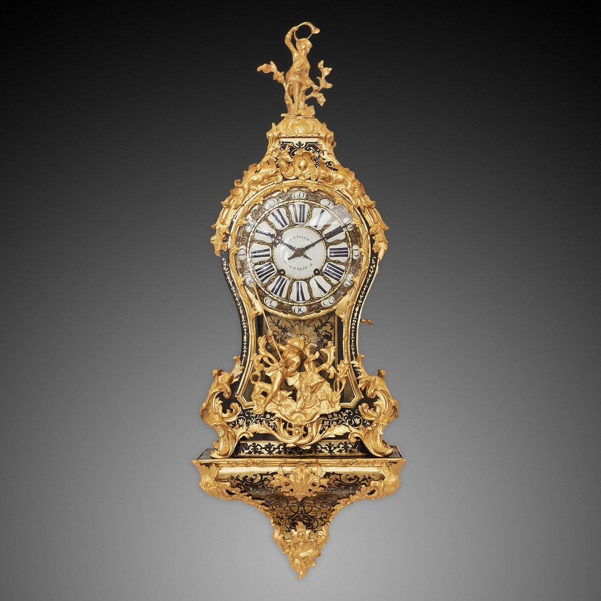 19th Century Boulle Wall Clock