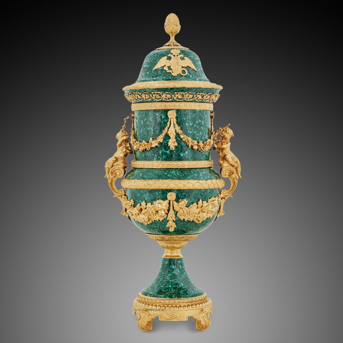 Pair Of 20th Century Vases, Louis XVI Style.-photo-2